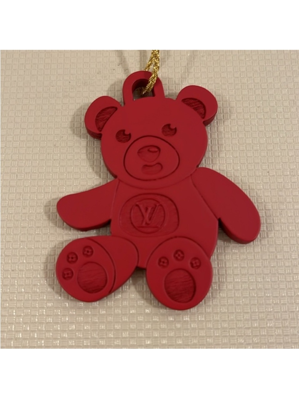 NEW Louis Vuitton Teddy Bear Luxury Christmas Ornament